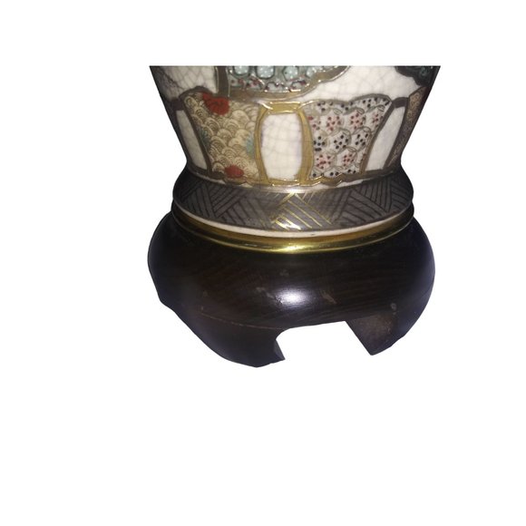 Robert Abbey Japanese Golden Brown Brass Table Lamp Asian Inspired RARE - Picture 8 of 16